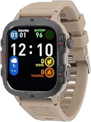 Smart Watch, 1.96 Inch HD TFT Color Screen Message Alert Touchscreen Fitness Smartwatch with Long Standby Time