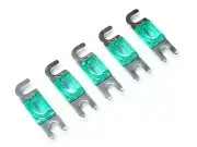 KnuKonceptz Silver Plated Mini ANL 30A Fuse 5pk MIDI AFS