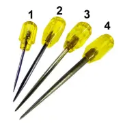 C S OSBORNE 4-1, 2, 3, 4, SCRATCH AWL, Set of 4 HEAVY DUTY SCRATCH AWL, NEW