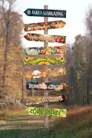 Fall Outdoor Decorations Fall Signs, Weatherproof Yard Decor, Pumpkin Patch Sign