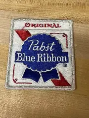 Pabst Blue Ribbon 3 X 3 1/2 Inches Vintage Patch EX