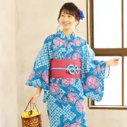 Japanese Kawariori Kimono Yukata Obi Set Of 2 (Cotton Linen Mix) x93