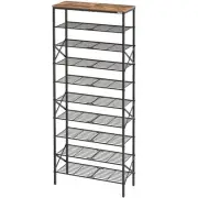 10 Tier Shoe Rack, Shoe Storage Organizer, Large Capacity Shoe Shelf Holds 40...