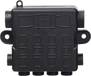 Fuse Holder for 4 Midi Fuses + 1 Mega Fuse, Plastic, Chassis Mount, 116 x 87 mm