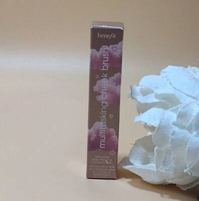 Benefit Multitasking Cheek Brush Retractable Blush, Bronzer & Highlighter SEALED