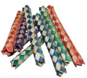 12 x Chinese Oriental Real Bamboo Finger Traps Party Bag Fillers Lucky Dip Toys