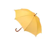 Clifton Women's Walking 103cm Wood Handle Windproof Umbrella Sun Shade Yellow