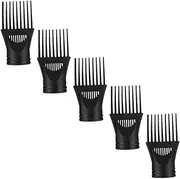 FRCOLOR Hair Dryer Comb Attachment 5pcs Reusable Nozzles Blow Dryer Diffuser Nozzle Set
