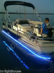 RV LED Camper Awning Boat Light Set w/IR Remote 24 key RGB 10' 3528 Waterproof