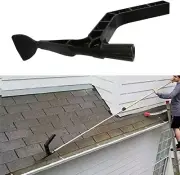 Roof Gutter Cleaning Tool with Threaded, Gutter Cleaner Spoon and Scoop Cleaning