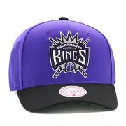 Mitchell & Ness Sacramento Kings NBA XL Pro Precurved Snapback Hat Cap -Purple