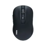 Laser Ergonomic Wireless Mouse for PC and Mac (Black)
