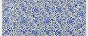 fashion retro flower gray blue lace edge Refrigerator Top Cover with side bag washable Washer and Dryer Covers for Top for Laundry Room Kitchen 51.2x22in