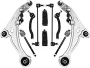 10Pcs Front Lower Control Arm Tie Rod Boot Suspension Kit Compatible For NISSAN ALTIMA 2007 2008 2009 2010 2011 2012 2013