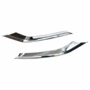Rear Bumper Diffuser Cover Trim 2PCS For VW Golf MK7 MK7.5 2018-2019 Chrome (for: Volkswagen)