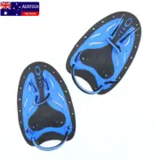 1Pair Swimming Paddles Power Hand Paddles Swim Training Tools Adjustable for Men