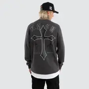 [Kiss Chacey] Lithium Layered Sweater Asphalt