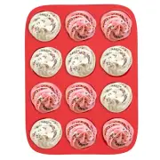 12 Grids Silicone Paper Cup Cake Making Cake Baking Tool Shaping Tool Cake Mould