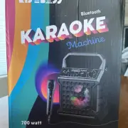 Portable Karaoke Machine W/Microphone Kids & Adults Rechargeable USB Speaker