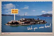Wish you were here! - Alcatraz Island - San Francisco, California Postcard