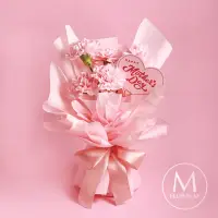 在飛比找momo購物網優惠-【Floral M】Pinky Lady 蜜桃粉進口康乃馨鮮