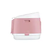 Pakeway Tomcat Free Dual-Door Cabin Pet Cat Litter Box Enclosed Toilet Pink