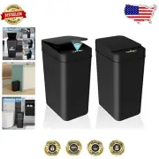 Sleek 2.2 Gallon Motion Sensor Trash Can - Perfect for Bedroom and Bathroom