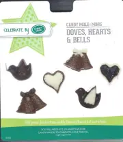 Make N Mold Double Doves Hearts & Bells Candy Mold