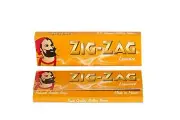 ZIG ZAG Rolling Papers Liquorice Orange 50 Leaves Paper Roll- ZIGZAG