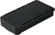 SUNCHSEN Under Desk Drawer Organizer Invisible Storage Box Self-Adhesive Stationary Container Desk Makeup Holder Black