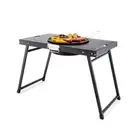 Fire Pit BBQ Grill Stove Table Camping Portable Packs Flat Storage Lightweight