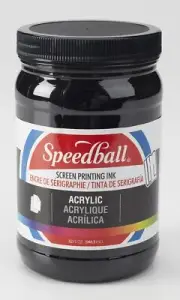 Speedball Acrylic Screen Printing Ink 946ml 32 Fl. oz Black 32 Fl Oz