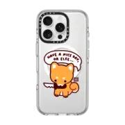 iPhone 16 Pro Clear Case MagSafe Compatible Have a Nice Day by PIKARAR