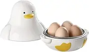 Microwave Egg Steamer,4-Capacity Breakfast Cooker | Duck-shaped Rapid Microwave Boiled Egg Maker for Hard Soft Boiled Poacher Steamer