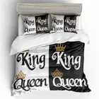 King Quilt/Doona/Duvet Cover Set Single/Double/Queen/King Size Bed Pillow Cases