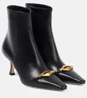 [Jimmy Choo] Jimmy Choo Ryker 70 leather ankle boots AU 4 black