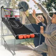 Costway8-in-1 Electronic Basketball Hoop Arcade Game for Indoor
