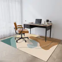 在飛比找松果購物優惠-獨特圖案創意簡約防滑電腦椅地墊居家辦公室地毯 (2.9折)