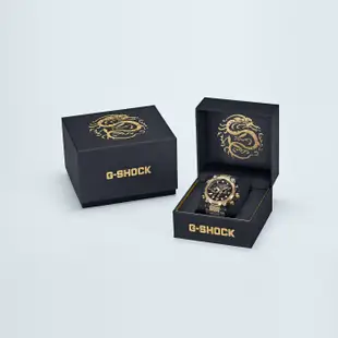 【CASIO G-SHOCK】MT-G龍年限定系列雙顯運動腕錶-黑金款/MTG-B3000CXD-9A/台灣總代理公司貨