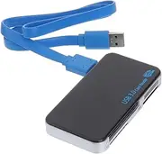 SMASOLO USB Multi-Card Reader Adapter Compact Flash Memory Reader for Fast Data Transfer Compatible and Other Formats for Cameras and Laptops
