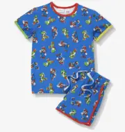 NEW PETER ALEXANDER PJ SET TOP SHORTS JNR KIDS Sz 2 $59.95 NINTENDO SUPER MARIO