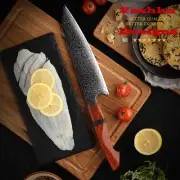 Japanese Kiritsuke Knife Chef Kitchen Home Tool Sandal Wood Handle Sashimi Knife