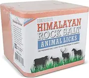 11 LB Compressed Himalayan Salt Lick for Horse, Cow, Goat, etc. Made from Specially Selected Higher Quality Himalayan Salt - Evenly Distributed Minerals - 100% Pure & Natural