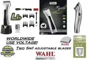 Wahl FIGURA Lithium CORDLESS Pet Clipper KIT w/TWO 5 in 1 BLADES,GUIDE COMB SET