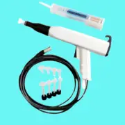 HV Cascade KCI Electrostatic Powder Spraying Gun with Nozzle Group 6m Cable New