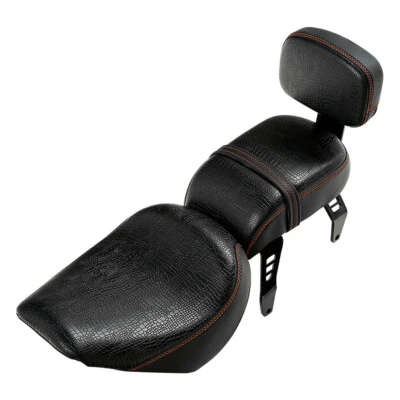 Driver Passenger Seats Backrest Pad Fit For Indian Scout Bobber Sixty 2018-2023