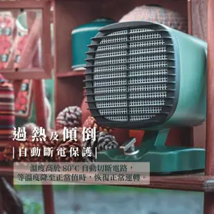 【樂活不露】PTC電暖器 沙色/文青綠/軍綠/軍墨綠(PTC快速發熱 390/600W 含收納袋)