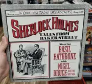 Sherlock Holmes TALES FROM BAKER STREET Basil Rathbone & Nigel 3 LPs NEW SEALED