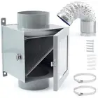 Metal Dryer Duct Lint Trap Indoor Dryer Vent Kit Secondary Lint Trap Dryer Li...