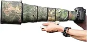 CHASING BIRDS Camouflage Waterproof Lens Coat for Canon EF 800mm F5.6 L is USM Rainproof Lens Protective Cover (Green Leaf Camouflage, with Extender EF 1.4X II)
